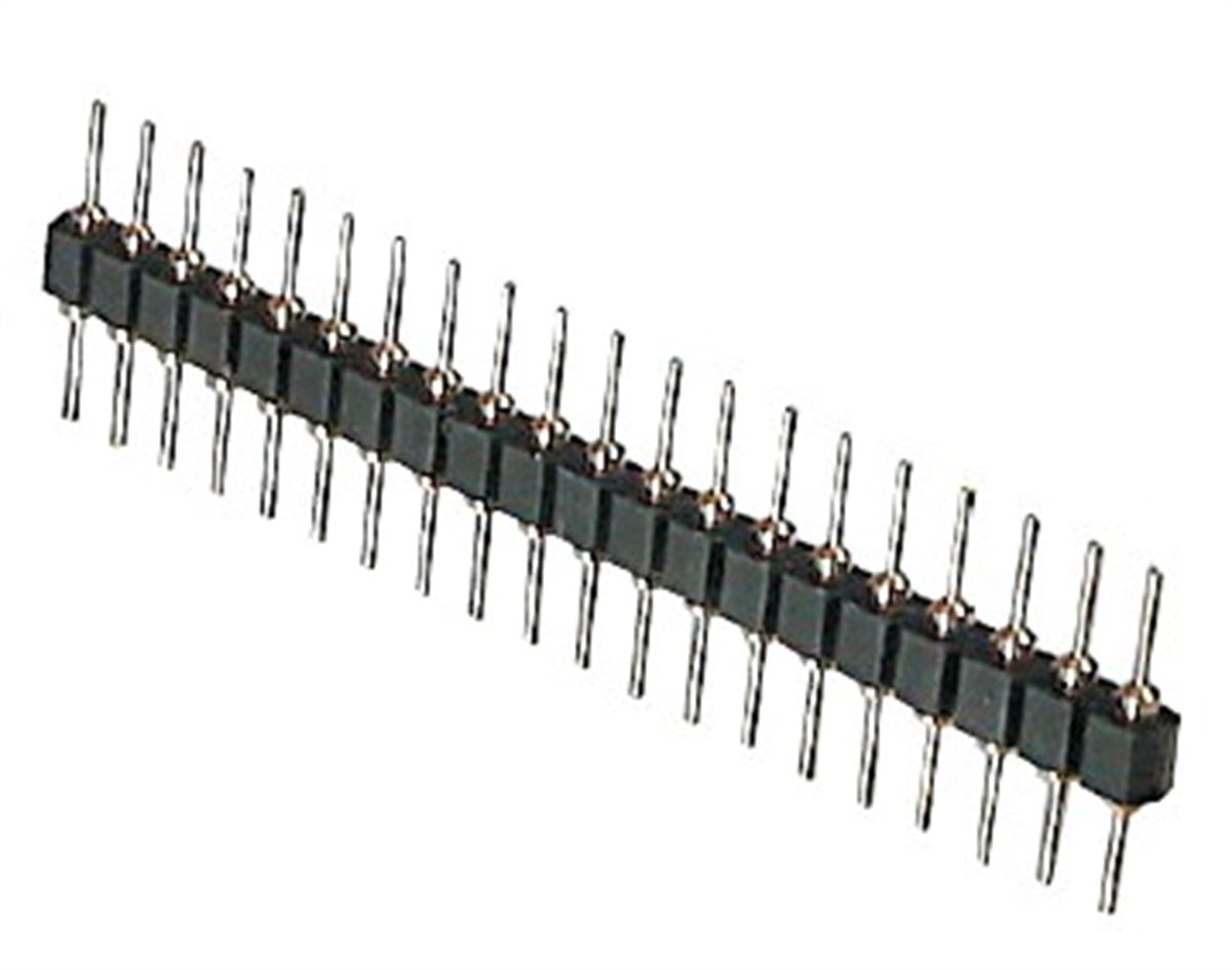Contact strip, single row, straight, pitch 2.54mm
