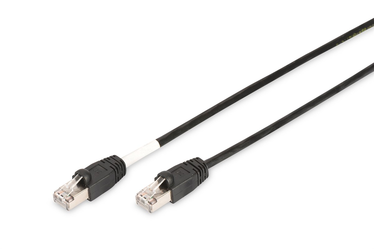 Digitus CAT 6 S-FTP Dış Mekan Patch Kablosu, Cu, PE AWG 27/7, Siyah Renk, 3 metre
Digitus CAT 6 S-FTP outdoor patch cord, Cu, PE AWG 27/7, length 3 m, black sheath color