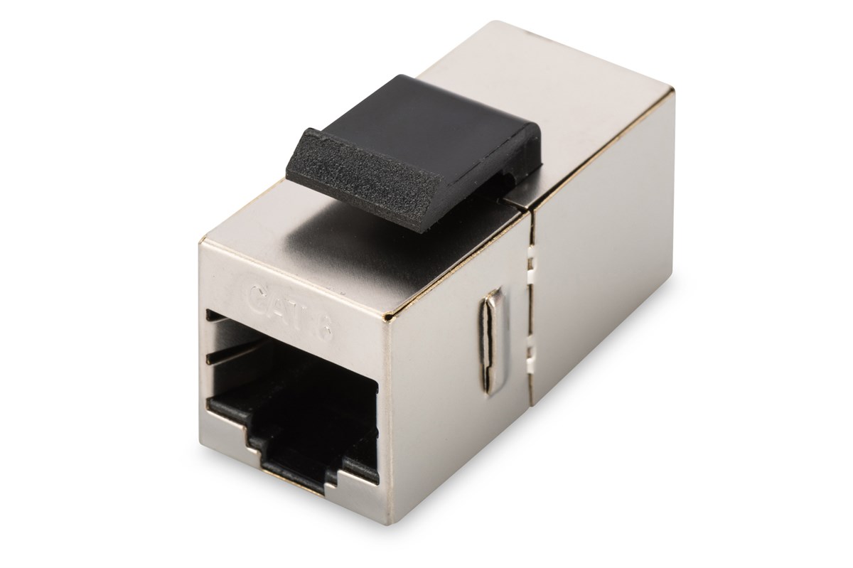 Digitus CAT. 6 Adaptör (Coupler), Zırhlı/Shielded,  Panel Tipi, RJ45 Dişi <-> RJ45 Dişi