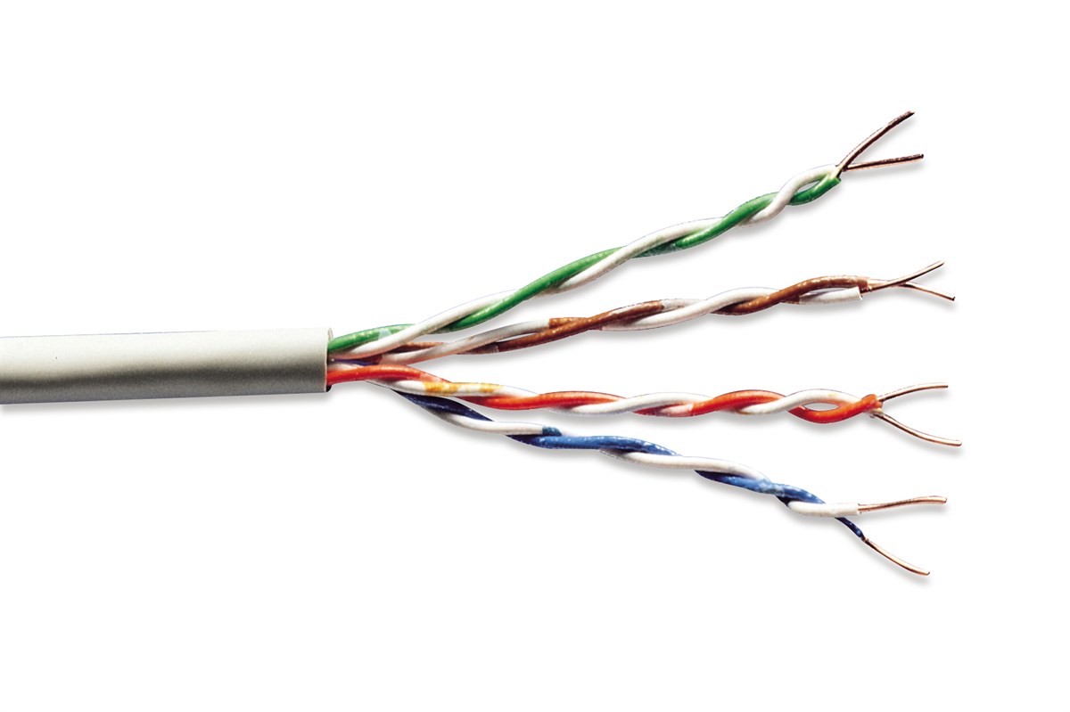 Digitus Category 5e (Cat. 5E) U-UTP Data Kablosu<br>
Saf Bakır<br>
AWG 24<br>
305 metrelik rulolarda