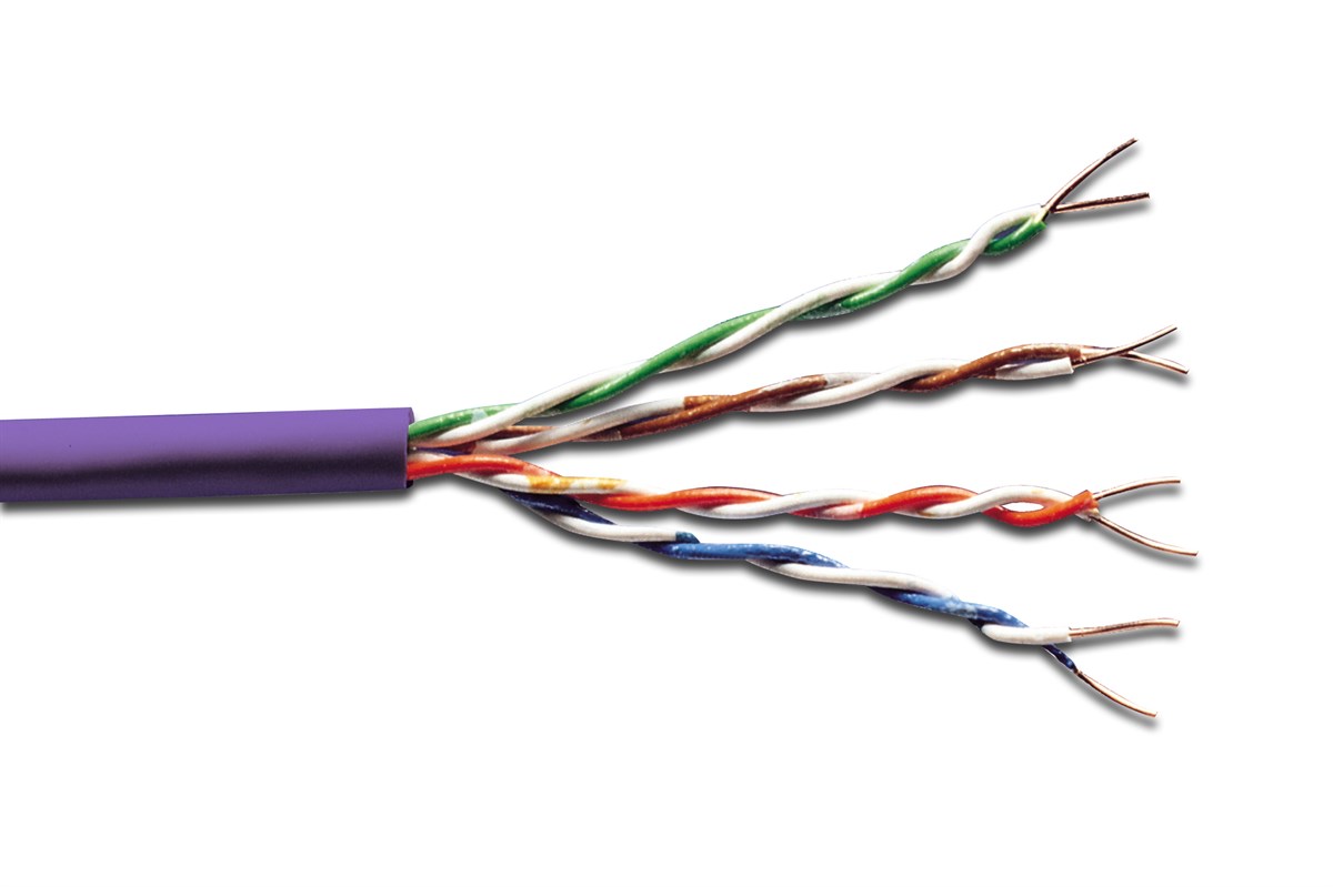 Digitus Category 6 (Cat. 6) U-UTP Data Kablosu<br>
500 metrelik rulo<br>
LSOH<br>
AWG23<br>
Mor renk