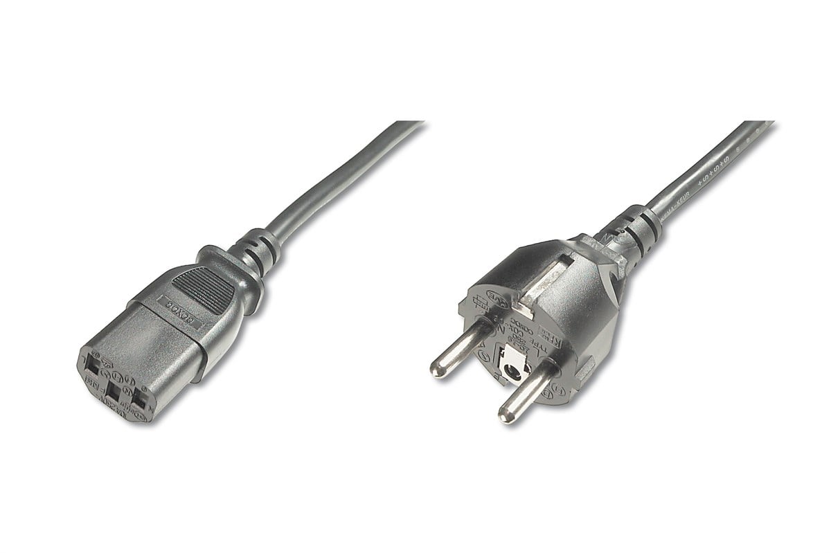 Digitus Güç Kablosu, CEE 7/7 (Typ-F) - C13 Erkek/Dişi, 1.8 metre, H05VV-F3G 0.75qmm, siyah renk<br>
Digitus Power Cord, CEE 7/7 (Typ-F) - C13 M/F, 1.8m, H05VV-F3G 0.75qmm, black