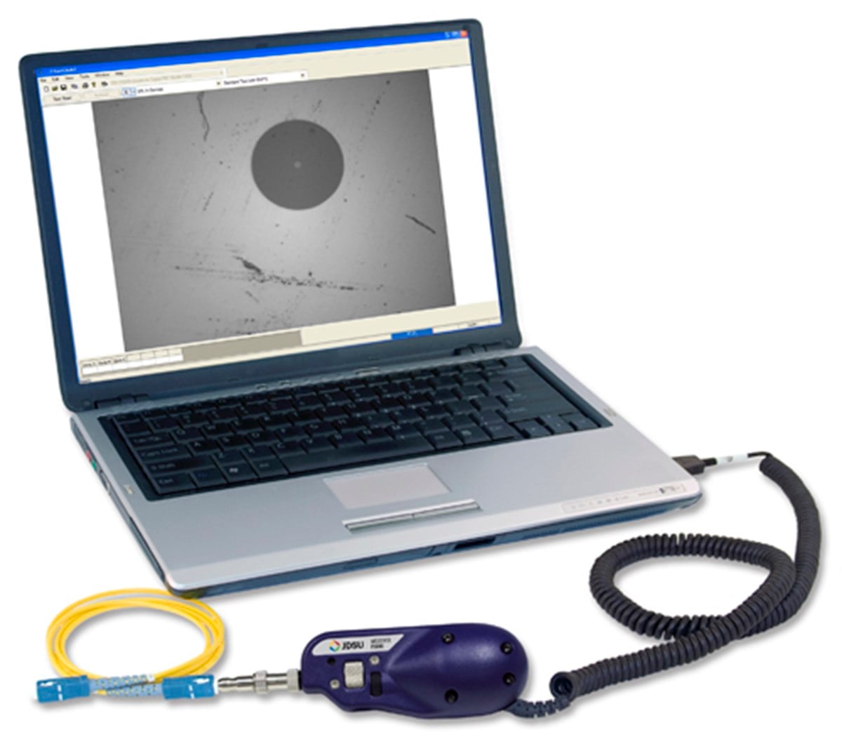 Dijital İnceleme Kit'i Mikroskop, FiberChek2™ yazılımı, konnektör uçları ve aksesuarları dahil