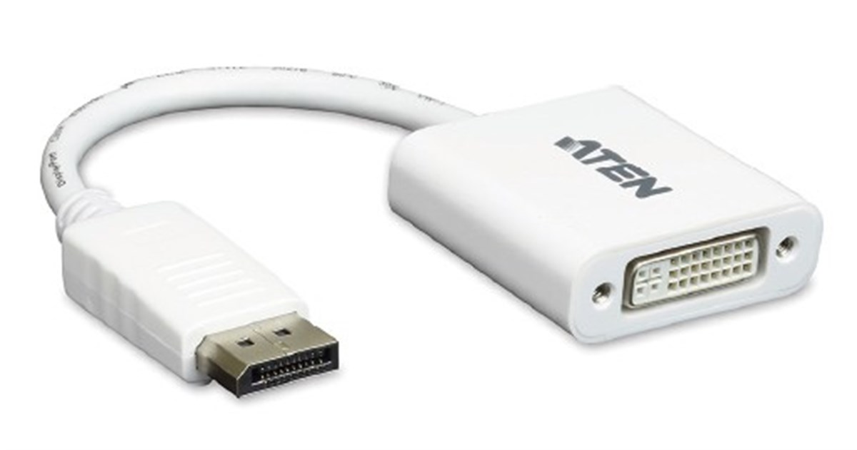 DisplayPort (DP) <-> DVI Adaptörü, DP Erkek - DVI-I Dişi, DP1.1a, DVI1.1, 1920x 1080 @60Hz, Kablolu, 0.20 metre