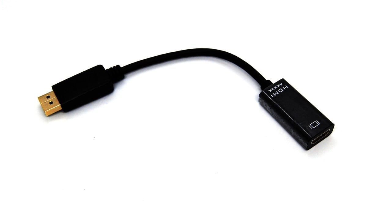 Beek DisplayPort (DP) <-> HDMI Adaptörü, DP Erkek <-> HDMI A Dişi, 4K@60HZ, Altın Kaplama, 0.15 metre<br>
Beek DP M/ HDMI F,4K@60HZ,Gold 0.15M