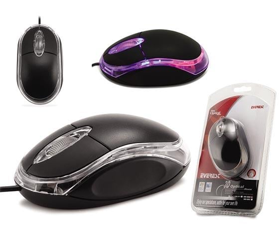 Everest KM-6809 USB Işıklı Mouse  Everest 