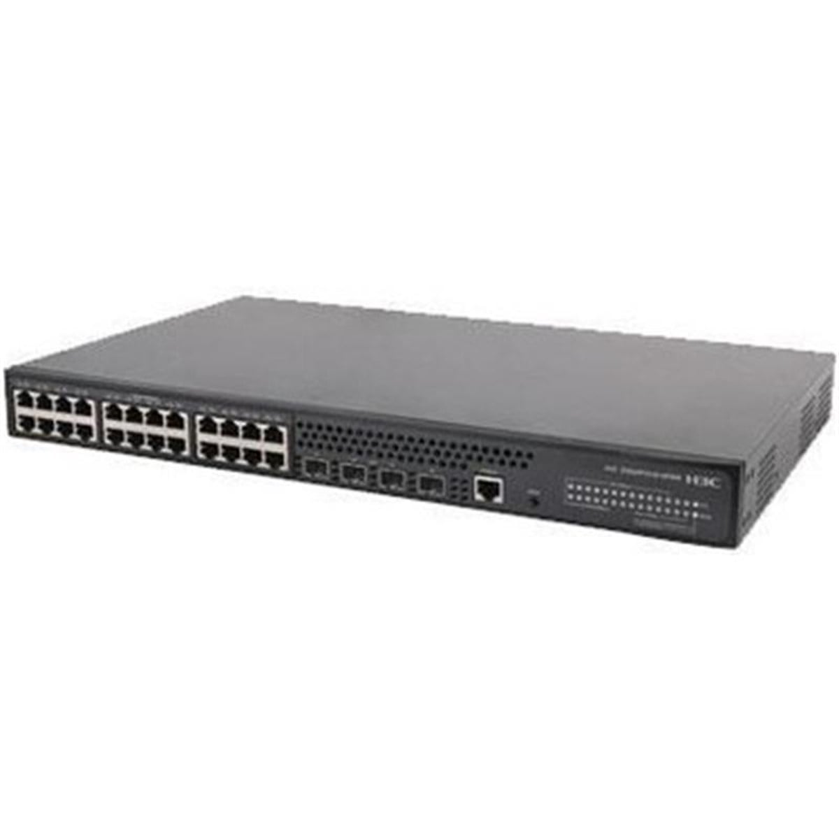 H3C S5024PV3-EI 24 PORT GIGABIT + 4X1GB SFP UPLINK YÖNETİLEBİLİR L2 RACKMOUNT SWITCH(9801A1QT)