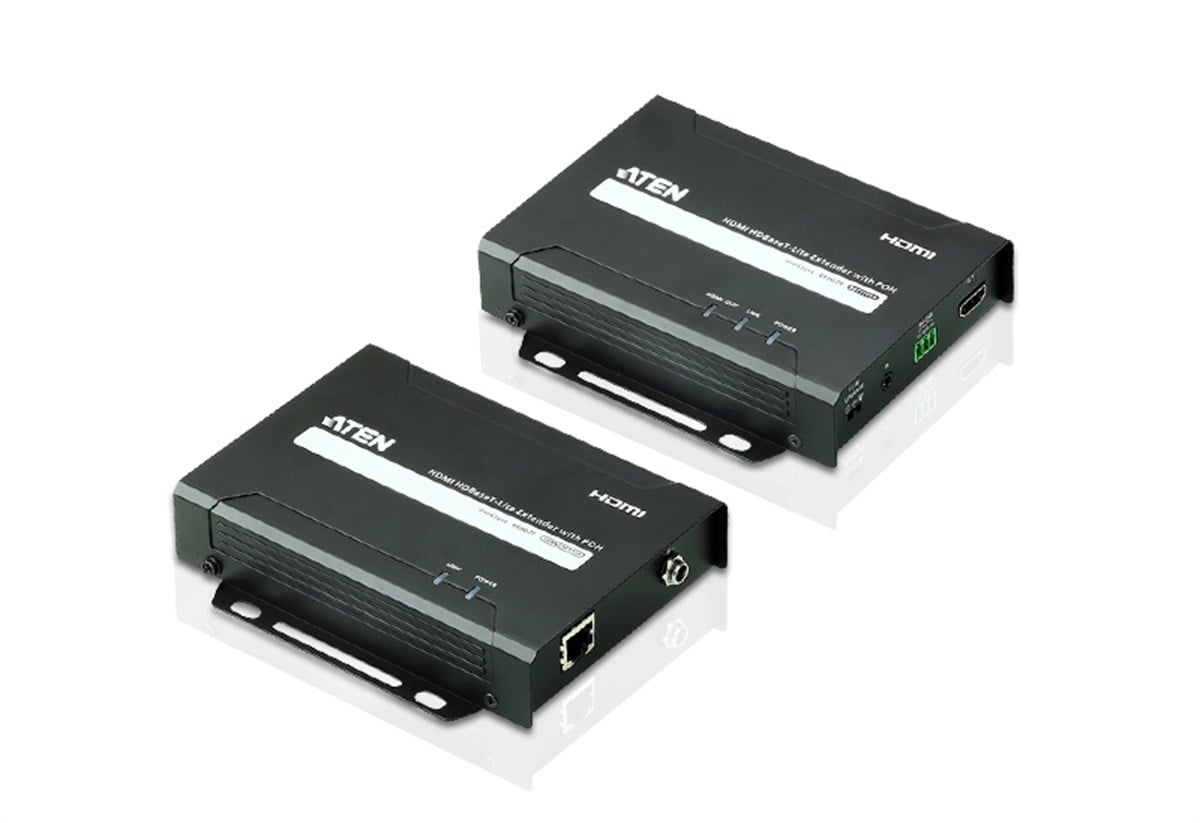 HDMI HDBaseT-Lite Sinyal Uzatma Cihazı, POH özellikli (4K@40m) (HDBaseT Class B)<br>
HDMI HDBaseT-Lite Extender with POH (4K@40m) (HDBaseT Class B)