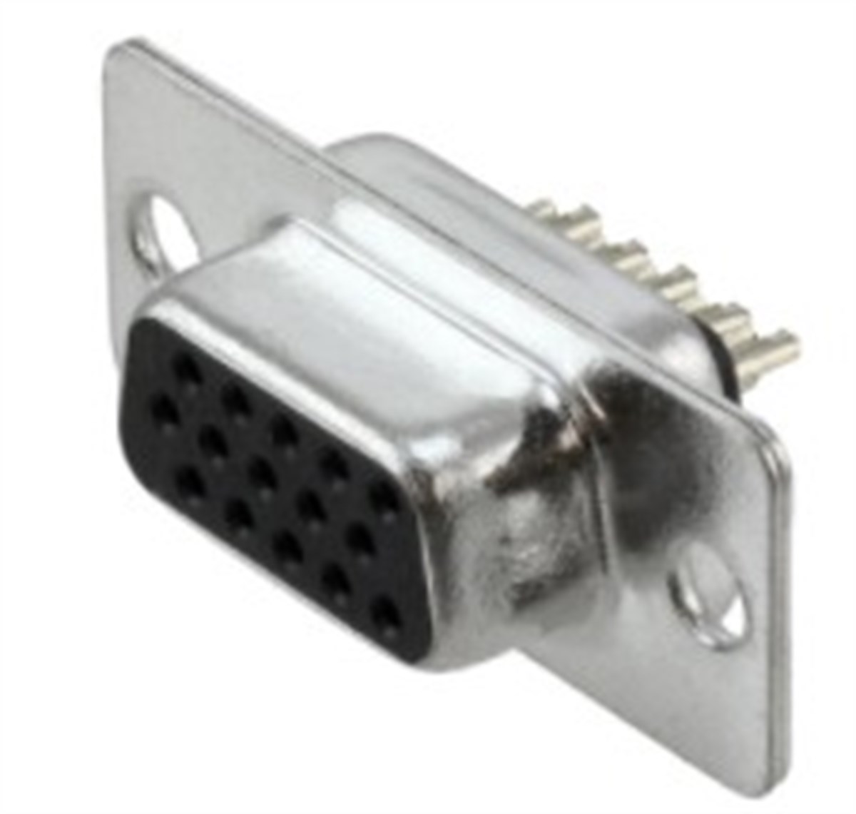 High-Density D-SUB Konnektör, 15 Pin, Dişi, Solder Cups