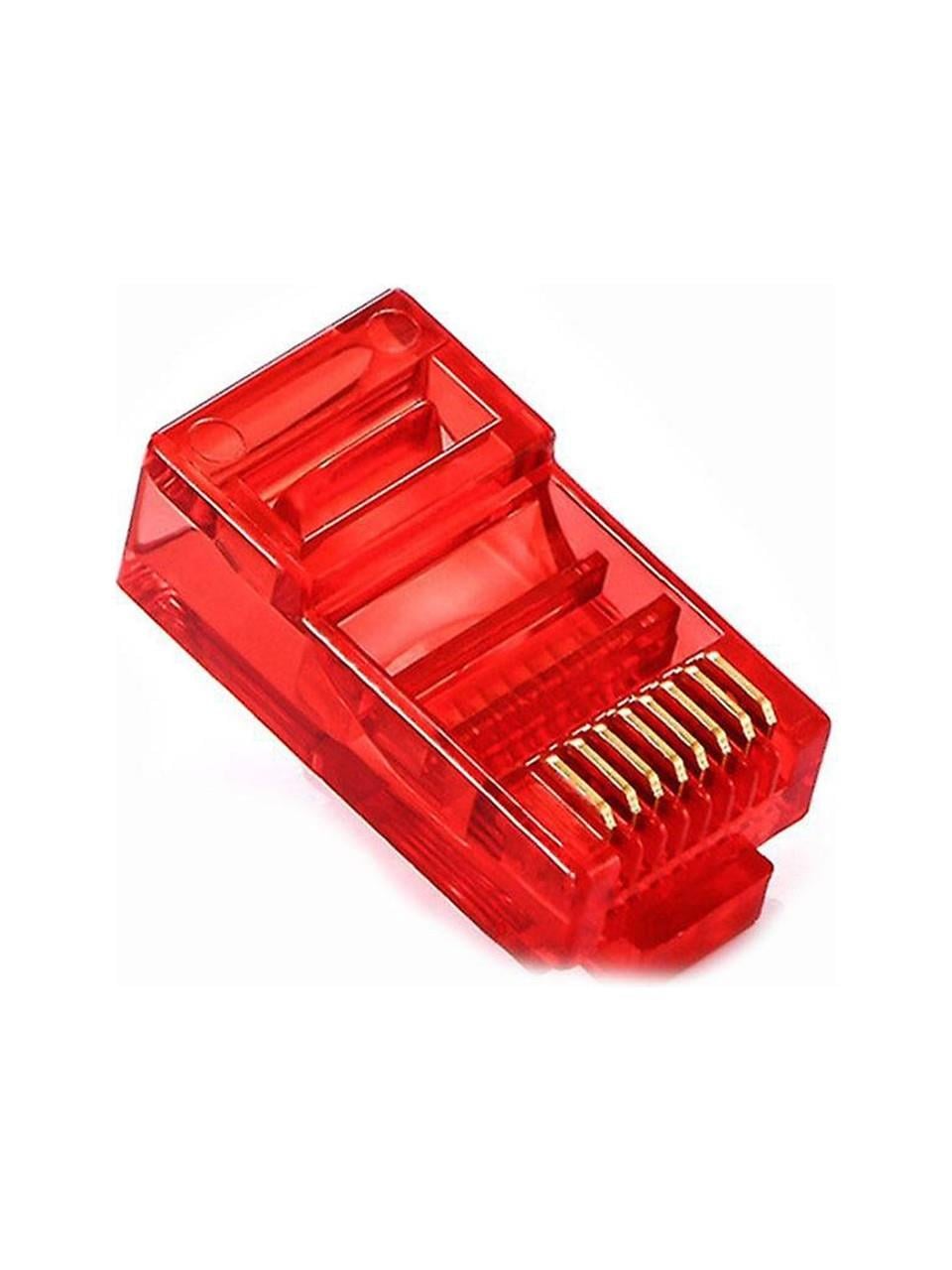 İMZATECH EZ RJ45  KONNEKTÖR (KIRMIZI)  100'LÜ KAVANOZ  imzatech 