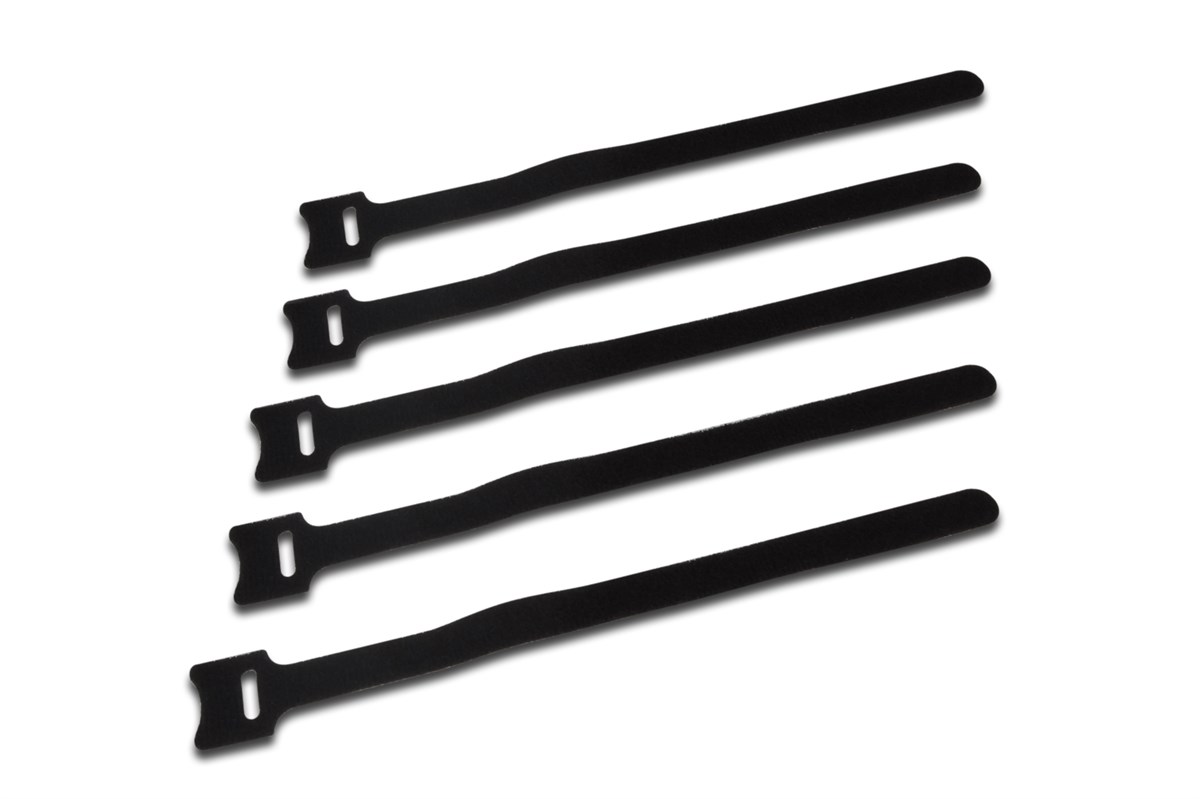 Kablo Bağı Cırt Cırtlı, 13 x 150 mm, Paket İçeriği: 100 adet, siyah renk
