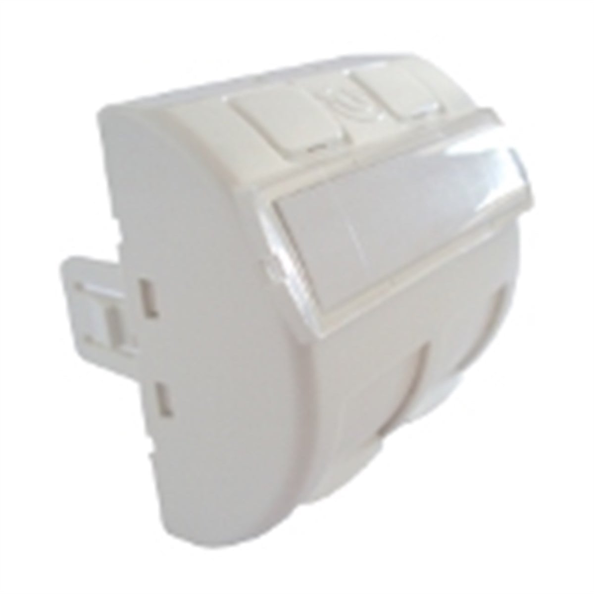 Keystone Jack Takmak için 2 Port'lu Açılı Modül, 45 x 45mm (Angled Snap-In-Jack Module 45 x 45mm Double Port)