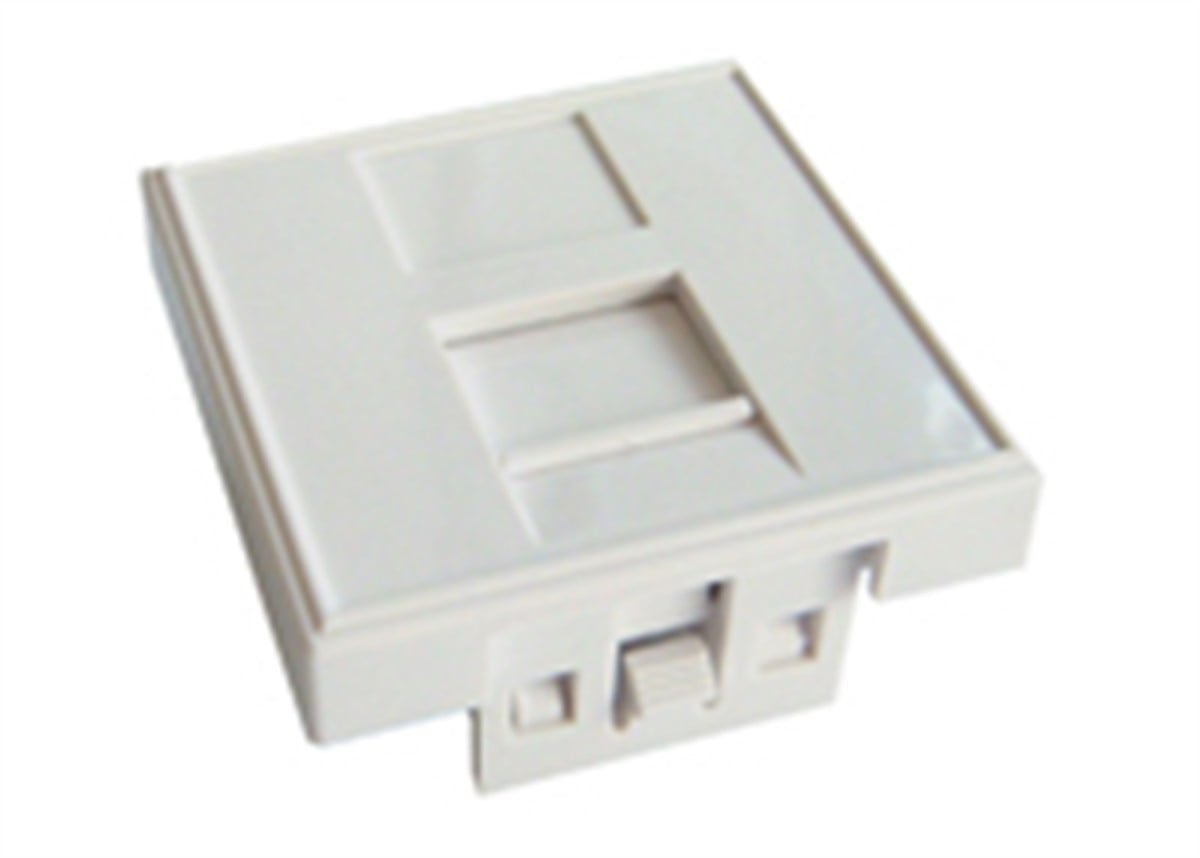 Keystone Jack Takmak İçin Priz Modülü, 1 Port, Panjurlu, 45 x 45 mm