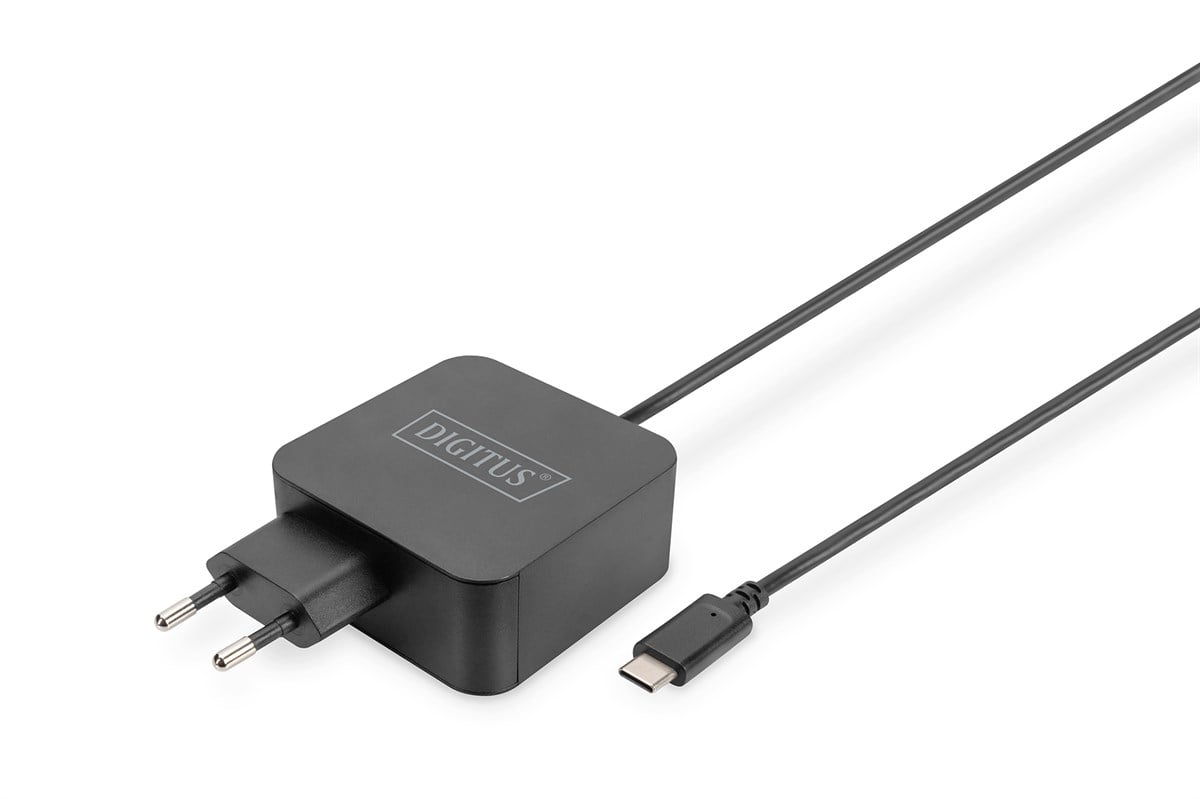 Digitus Dizüstü Bilgisayar Şarj Cihazı USB-C, güç beslemesi 65W PD3.0<br>
Digitus Notebook Charger USB-C, 65W PD3.0