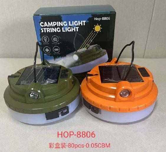 PowerMaster HOP-8806 Solar Kamp Lambası  Powermaster 