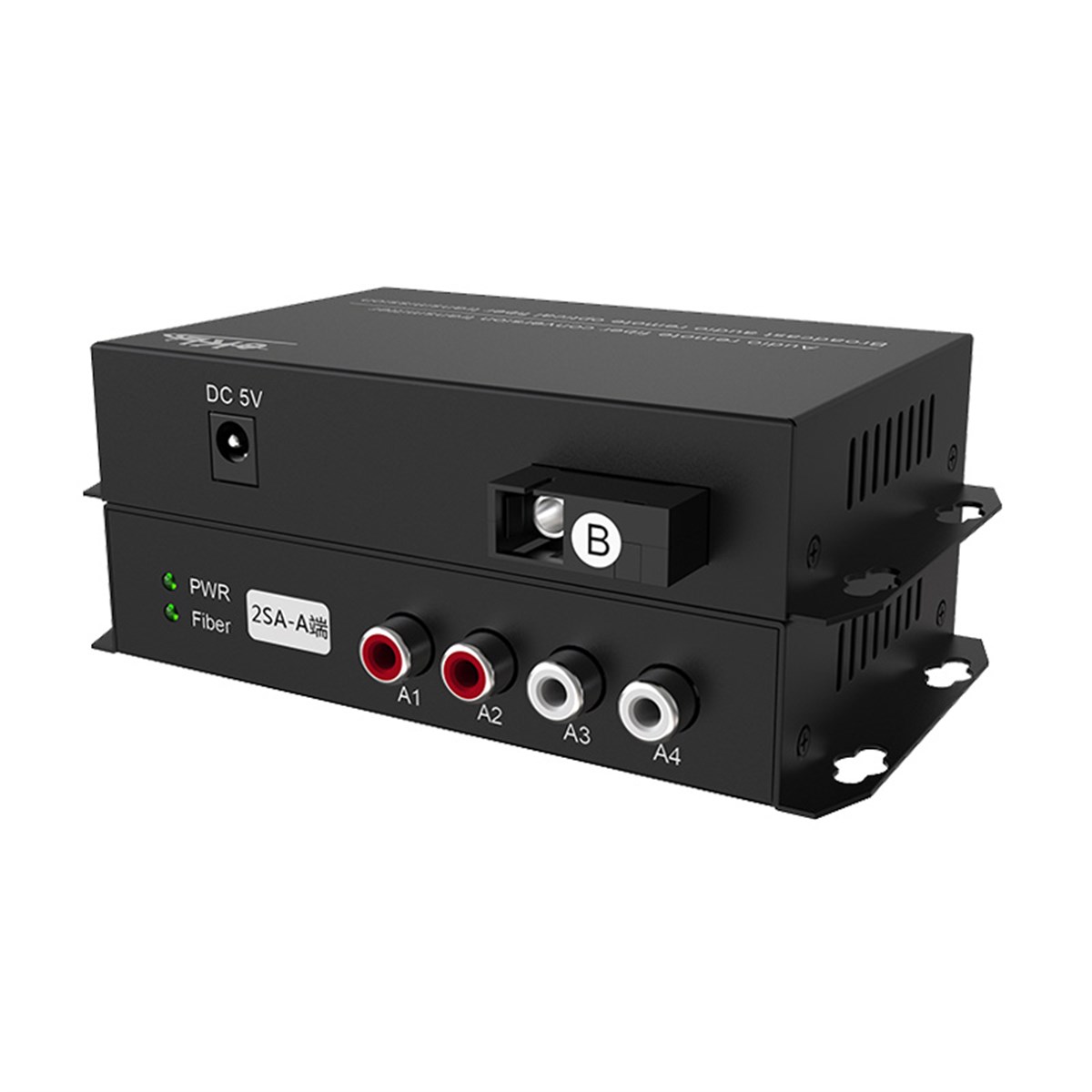 Beek RCA Analog Ses <-> Fiber Optik Uzatma, 20 km<br>
Beek RCA Audio Optical Transceiver/Extender, 20 km