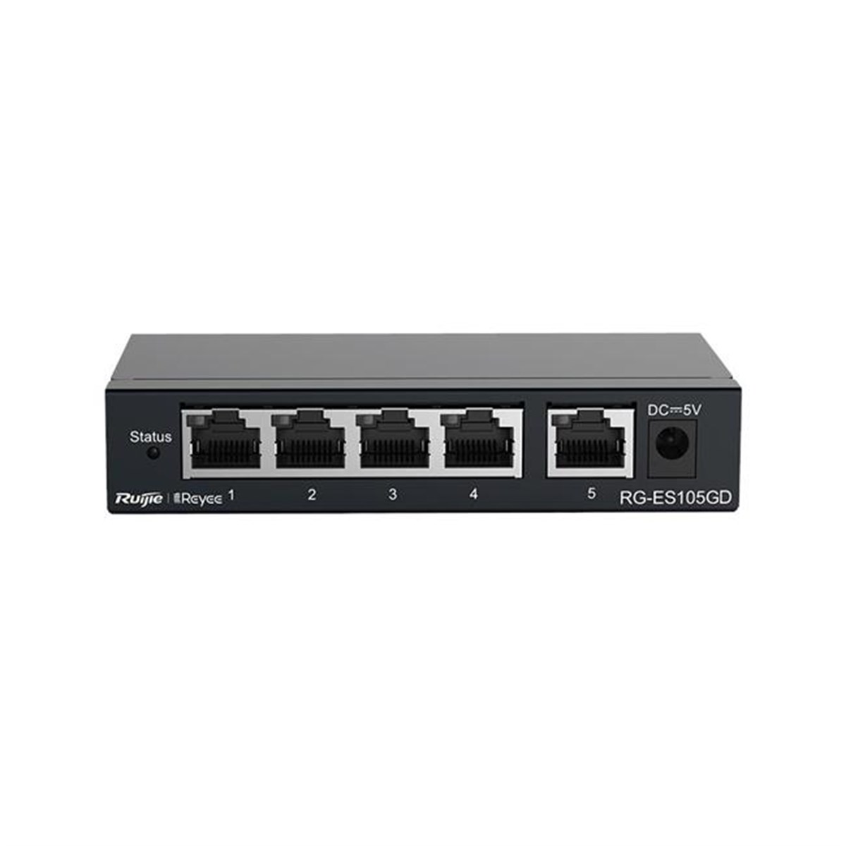 Ruijei Reyee RG-ES105D 5 Portlu, 10/100 Fast Ethernet, Tak Çalıştır Switch, Metal Kasa