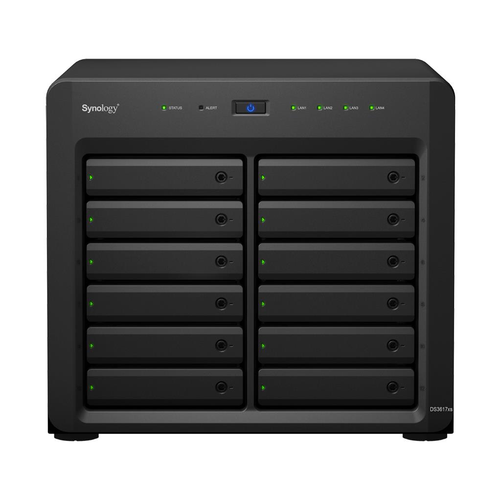 Synology RS3617xs+ 12 Disk Yuvalı all in one NAS