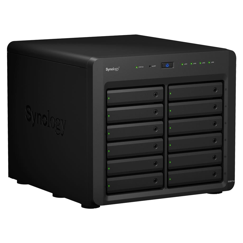 Synology RS3617xs+ 12 Disk Yuvalı all in one NAS