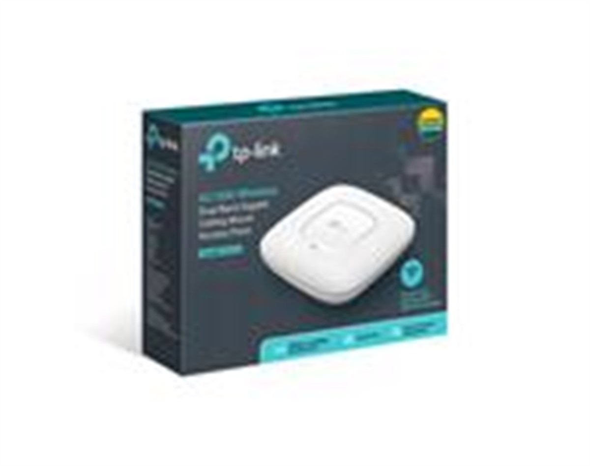 TP-LINK OMADA EAP225 AC1350 DUAL BAND WIFI 1XGBIT RJ45 450MBPS/2.4GHZ TAVAN TİPİ ACCESS POINT (POE ADAPTÖRÜ DAHİL)