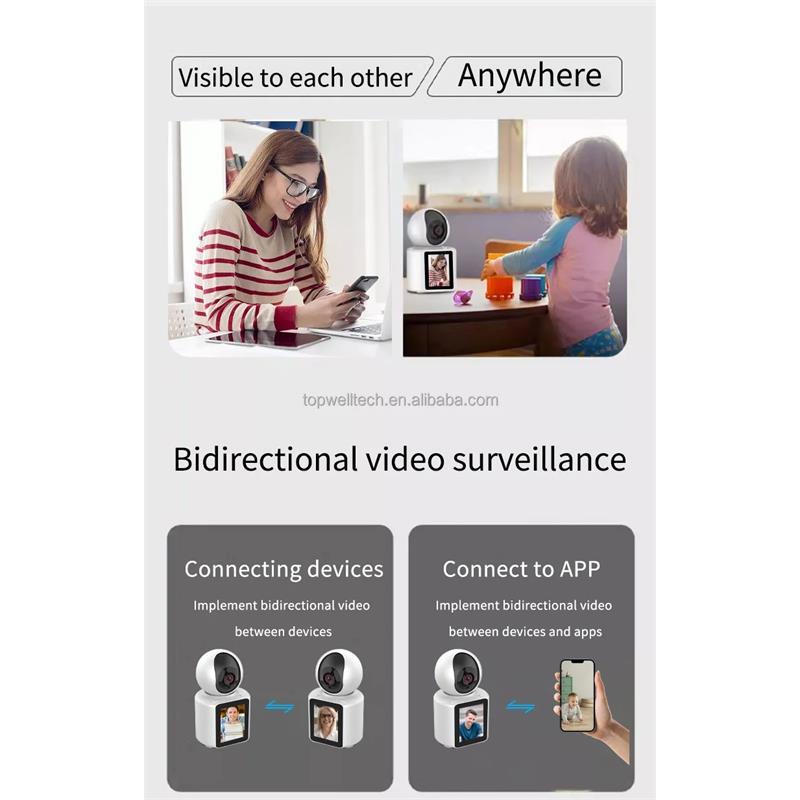 URANIUM SIP-21BPT 2MP 2.8MM LENS 8METRE IR 2.8 LCD EKRAN WIFI ÇİFT YÖNLÜ GÖRÜNTÜLÜ KONUŞMA WIFI BEBEK KAMERA(IM CAM)