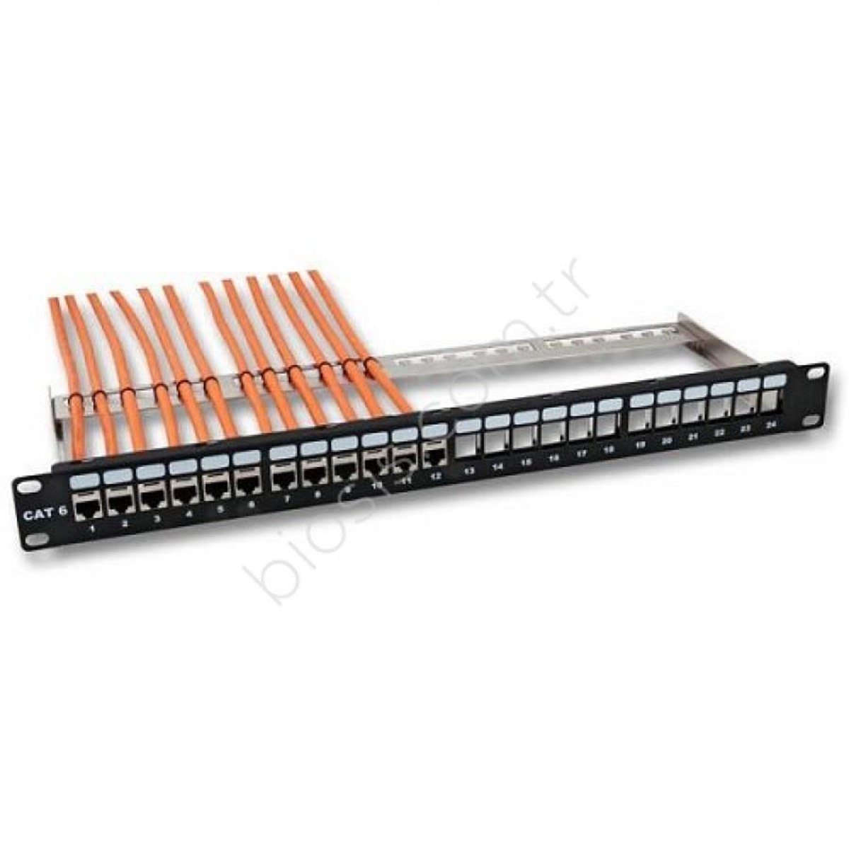 URANIUM 24 PORT UB24-3824L CAT6 BOŞ PATCH PANEL (10C-SB1U24PCAT6URE1A)
