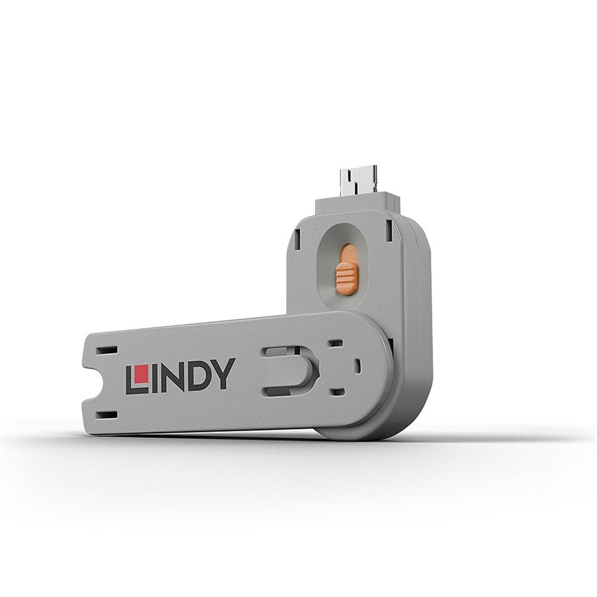 USB Tip A Port Bloke Kilit Açma Anahtarı, Turuncu Renk<br>
LIN-40453 & LIN-40463<br>
USB Type A Port Blocker Key, Orange<br>
For Use With 40453 & 40463