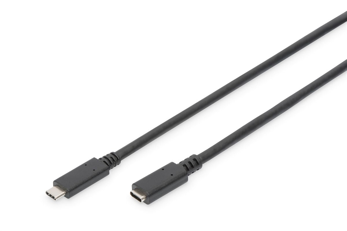 Digitus USB Tip C Gen2 Uzatma Kablosu, Tip-C Erkek <-> Tip-C Dişi, 0.7 metre, Gen2, 5A, 10GB, 3.1 Versiyon, siyah renk<br>
Digitus USB Type-C Gen2 Extension Cable, Type-C Male to Type-C Female, 0.7m, Gen2, 5A, 10GB, 3.1 Version, black
