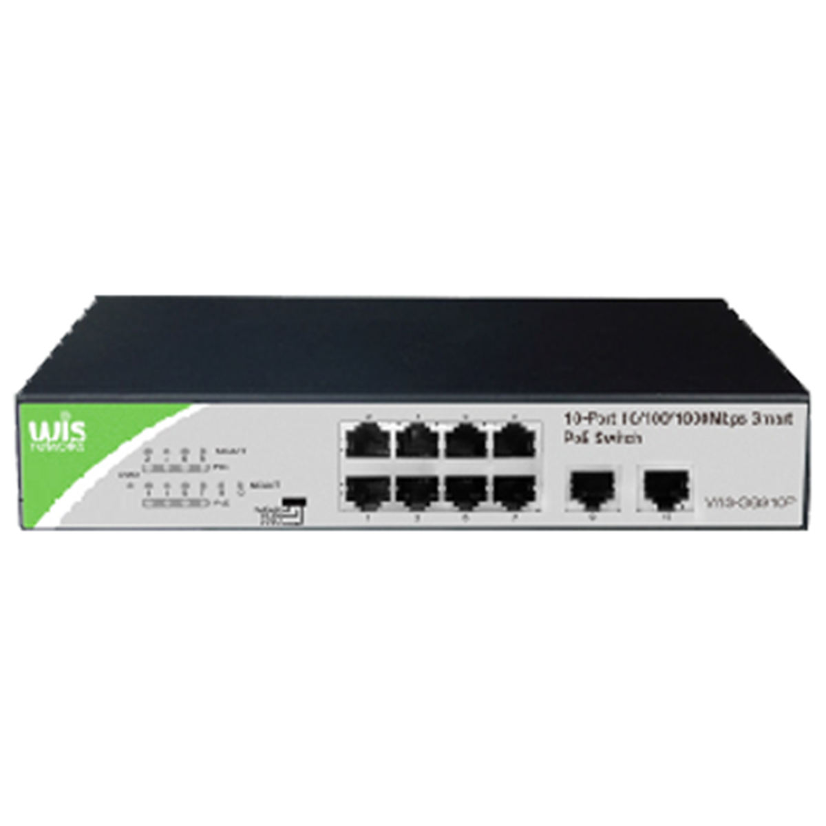 WISNETWORKS WIS-SG910P 10-PORT GIGABIT, 48VDC ADJUSTABLE POE SWITCH  WisNetworks 