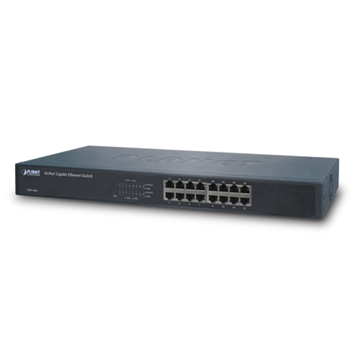 Yönetilemeyen Switch (Unmanaged Switch)<br>
16 Port 10/100/1000Base-T