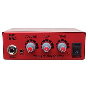 12 Volt 40 Watt Mini Metal Kasa Pazarcı Anfisi