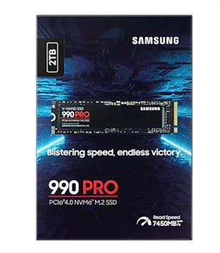 2TB SAMSUNG 990 PRO 7450/6900MB/s M.2 NVMe MZ-V9P2T0BW (Resmi Distribütör Garantili)