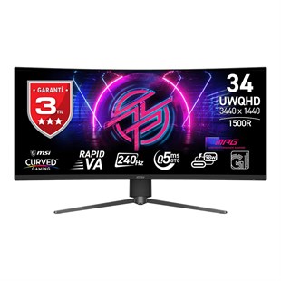 34 MSI MPG 346CQRF X24 0.5MS 240HZ VA MONITOR
