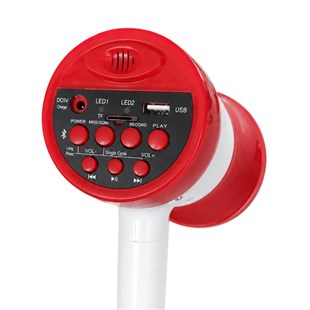 37865 - MAGİCVOİCE 619U 50 WATT ŞARJ EDİLEBİLİR EL MEGAFONU BLUETOOTH VE SES KAYIT DESTEKLİ
