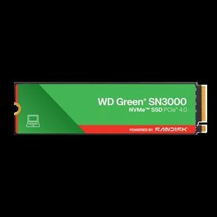 500GB WD GREEN M.2 NVMe SN3000 5000/4000MB/s WDS500G5G0E SSD