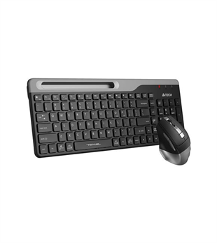 A4TECH FB2535C Kablosuz + Bluetooth Q Trk Siyah/Gri Klavye - Mouse Set