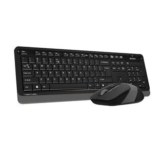 A4TECH FG1010 Kablosuz Q Trk Siyah/Gri Klavye - Mouse Set