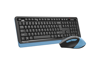 A4TECH FG1035 Kablosuz Q Trk Siyah/Mavi Klavye - Mouse Set