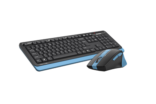 A4TECH FG1035 Kablosuz Q Trk Siyah/Mavi Klavye - Mouse Set