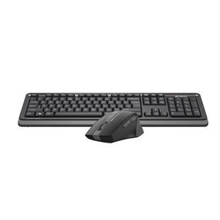 A4TECH FG1035 Kablosuz Q Trk Siyah/Gri Klavye - Mouse Set
