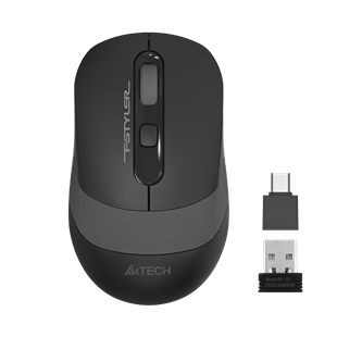 A4 TECH FG10CS AIR2 Nano Alıcılı Kablosuz 2000dpi Gri Sessiz Şarjlı Mouse