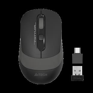 A4 TECH FG10CS SARJLI OPTIK MOUSE SILENT GRİ 2000 DPI