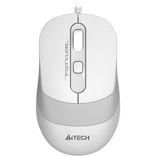 A4TECH FM10 Kablolu USB 1600dpi Beyaz/Gri Mouse