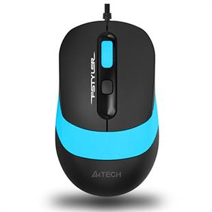 A4TECH FM10 Kablolu USB 1600dpi Siyah/Mavi Mouse