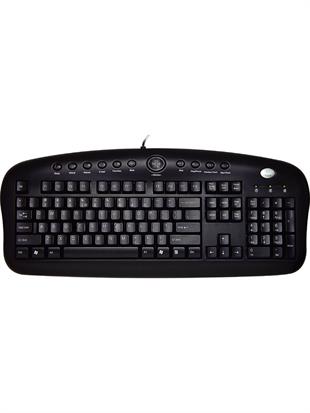 A4 TECH KB-28G Q Türkçe USB Multimedya Siyah Klavye