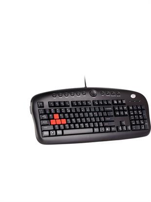 A4 TECH KB-28G Q Türkçe USB Multimedya Siyah Klavye