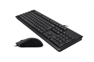 A4 TECH KR-9276 Q Türkçe USB Standart Siyah Klavye+ Mouse