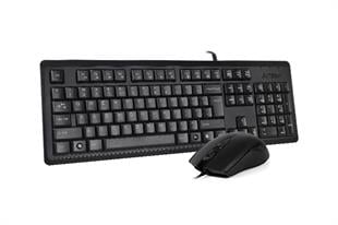 A4 TECH KR-9276 Q Türkçe USB Standart Siyah Klavye+ Mouse