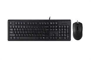 A4 TECH KR-9276 Q Türkçe USB Standart Siyah Klavye+ Mouse