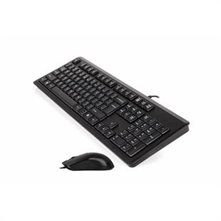 A4 TECH KR-9276 USB MULTİMEDYA SİYAH Q KLAVYE MOUSE